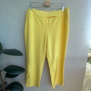 Size 2.5 (US 18), Chico's Black Label Rayon Blend Ankle Pants Cropped Stretch